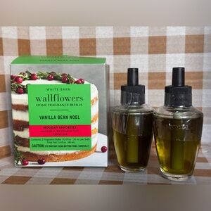 NEW B&BW Vanilla Bean Noel 2 pack of wallflower refills